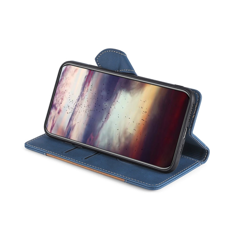 For Xiaomi Redmi Note 12S 4G Skin Feel Magnetic Buckle Leather Phone Case(Blue) - free shipping - PMC TechLife - Order now!