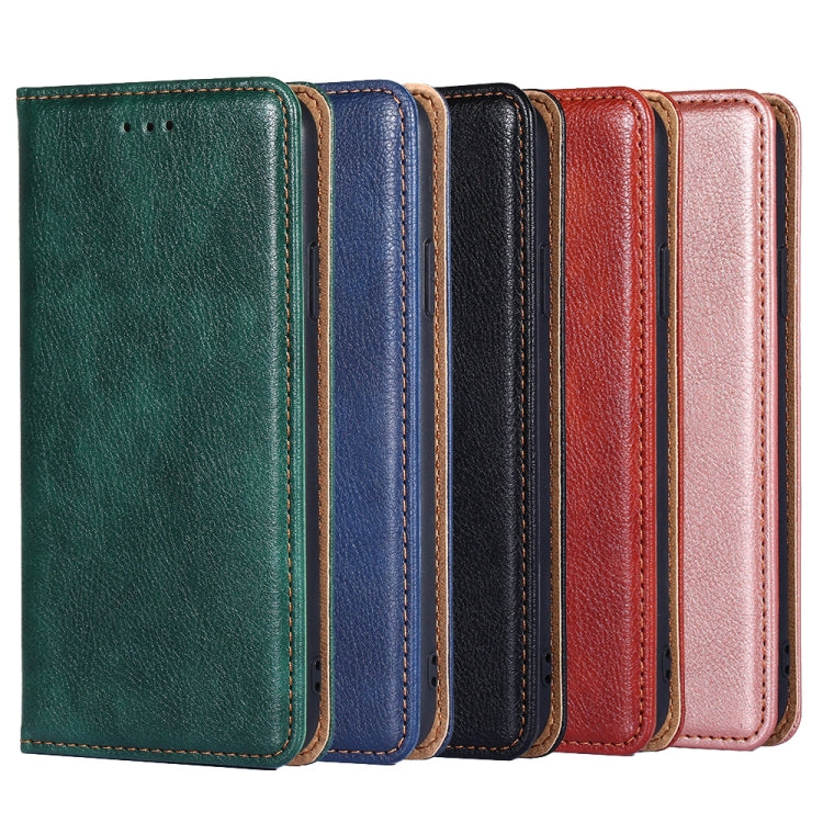 For Xiaomi Redmi Note 12S 4G Gloss Oil Solid Color Magnetic Leather Phone Case(Green) - free shipping - PMC TechLife - Order now!