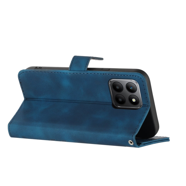 For Honor 70 Lite Line Pattern Skin Feel Leather Phone Case(Royal Blue) - free shipping - PMC TechLife - Order now!