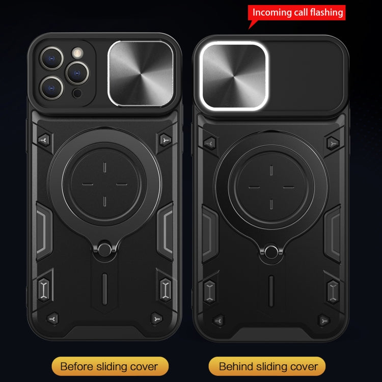 For iPhone 11 Pro Max CD Texture Sliding Camshield Magnetic Holder Phone Case(Red) - free shipping - PMC TechLife - Order now!