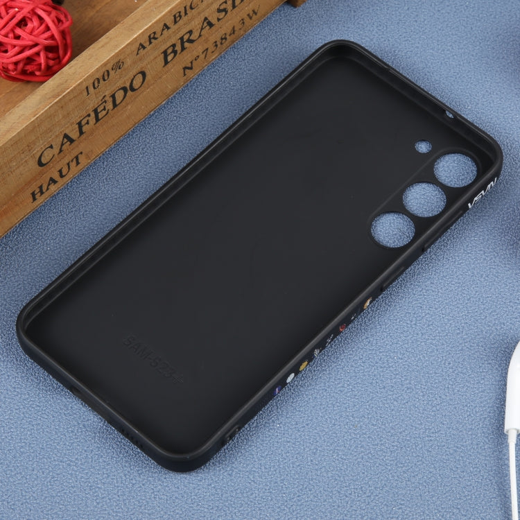 For Samsung Galaxy S20 Astronaut Pattern Silicone Straight Edge Phone Case(Lovely Astronaut-Black) - free shipping - PMC TechLife - Order now!