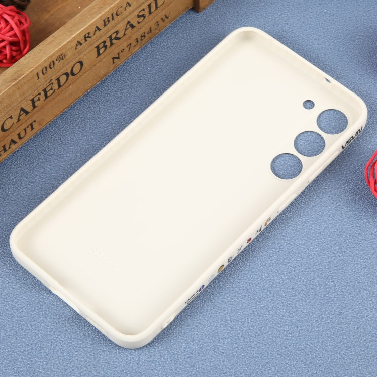 For Samsung Galaxy A12 Astronaut Pattern Silicone Straight Edge Phone Case(Lovely Astronaut-White) - free shipping - PMC TechLife - Order now!