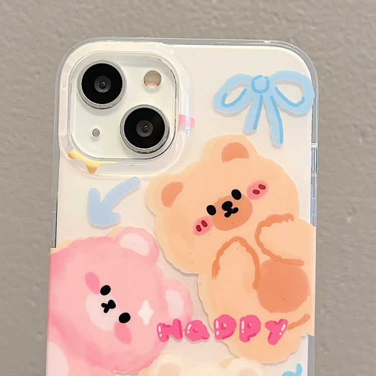 For iPhone 12 Pro Max IMD Cute Animal Pattern Phone Case(Bear) - free shipping - PMC TechLife - Order now!