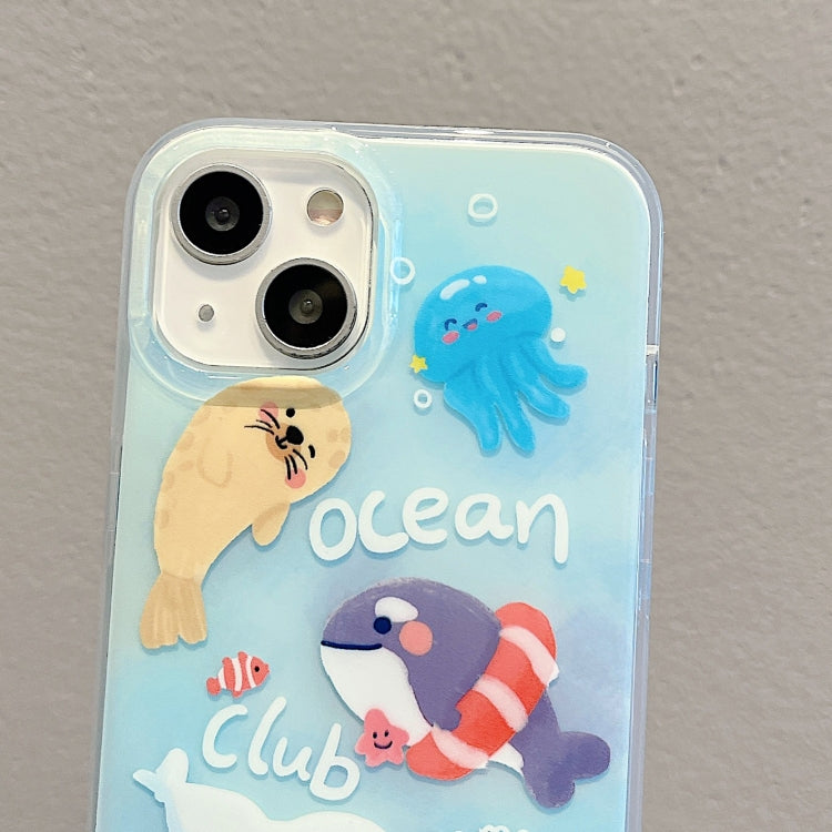 For iPhone 12 IMD Cute Animal Pattern Phone Case(Seal) - free shipping - PMC TechLife - Order now!