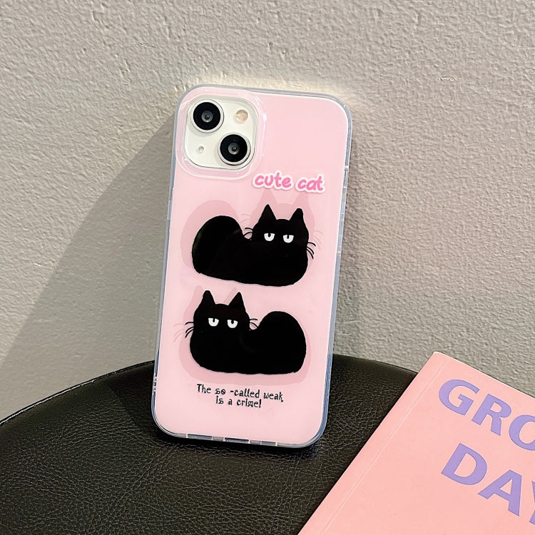 For iPhone 12 IMD Cute Animal Pattern Phone Case(Cat) - free shipping - PMC TechLife - Order now!