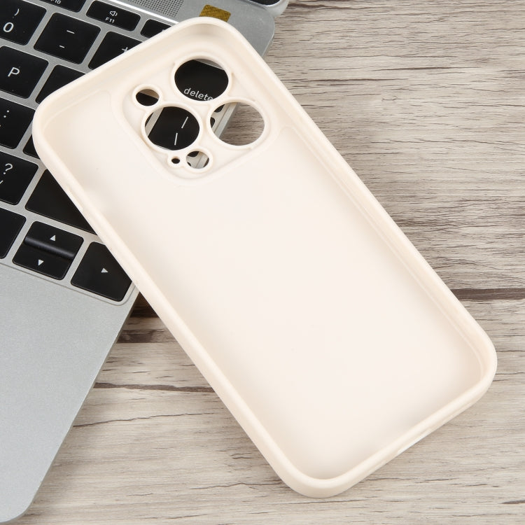 For iPhone 12 Pro Max Milk Tea Astronaut Pattern Liquid Silicone Phone Case(Ivory White) - free shipping - PMC TechLife - Order now!