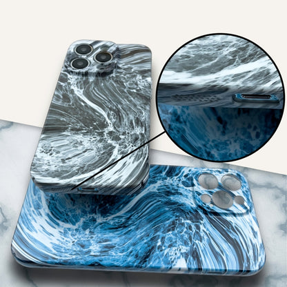 For iPhone XR Marble Pattern Phone Case(Blue White) - More iPhone Cases by PMC Jewellery | Online Shopping South Africa | PMC Jewellery