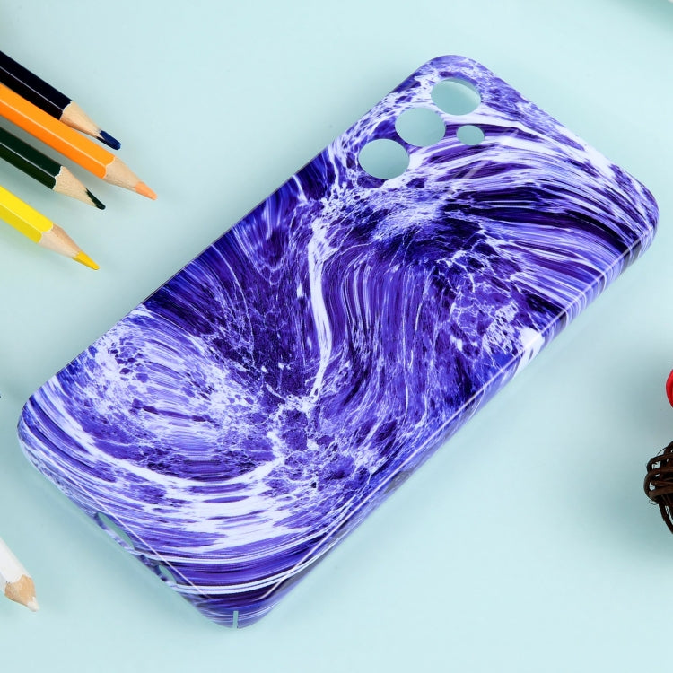 For Samsung Galaxy S23 Ultra 5G Marble Pattern Phone Case(Purple White) - free shipping - PMC TechLife - Order now!