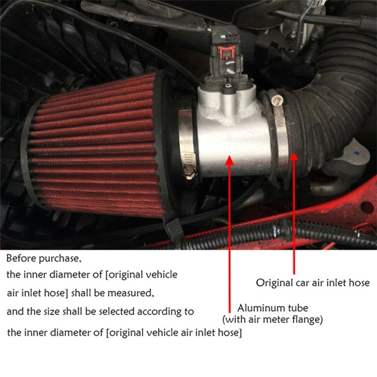 70mm XH-UN602 Car Modified Engine Air Flow Meter Flange Intake Sensor Base for Toyota / Mazda - Air Intake System by PMC TechLife | Online Shopping South Africa | PMC TechLife