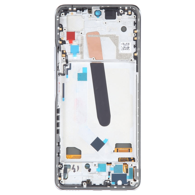 OLED LCD Screen For Xiaomi Poco F3 Digitizer Full Assembly with Frame(Silver) - LCD Screen by PMC Jewellery | Online Shopping South Africa | PMC Jewellery