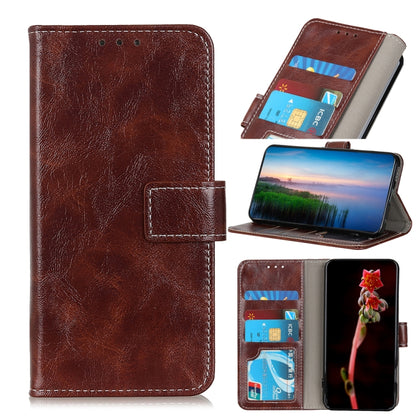 For Xiaomi Redmi Note 12S 4G Retro Crazy Horse Texture Horizontal Flip Leather Phone Case(Brown) - Xiaomi Cases by PMC Jewellery | Online Shopping South Africa | PMC Jewellery