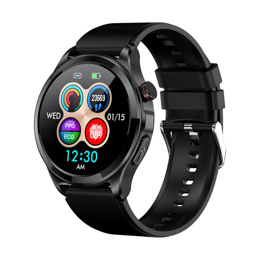 TK22 1.39 inch IP67 Waterproof Silicone Band Smart Watch Supports ECG / Non-invasive Blood Sugar(Black) - Smart Watches by PMC Jewellery | Online Shopping South Africa | PMC Jewellery