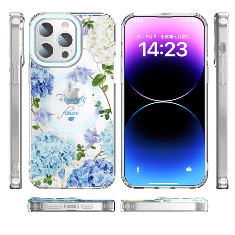 For iPhone 15 Pro Max MagSafe Magnetic TPU Phone Case(Small Floral) - free shipping - PMC TechLife - Order now!