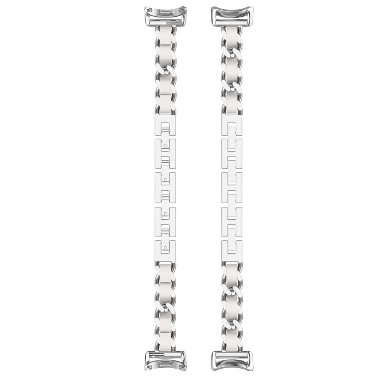 For Xiaomi Mi Band 8 Bracelet Replacement Watch Band(Silver) - Watch Bands by PMC TechLife | Online Shopping South Africa | PMC TechLife