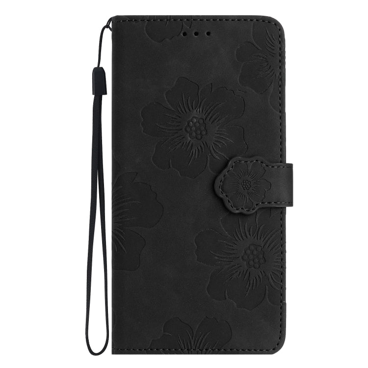 For Xiaomi Redmi Note 12S Flower Embossing Pattern Leather Phone Case(Black) - free shipping - PMC TechLife - Order now!