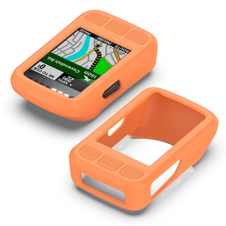 For Wahoo Elemnt Bolt V2 WFCC5 Stopwatch Silicone Protective Case(Orange) - Watch Case by PMC Jewellery | Online Shopping South Africa | PMC Jewellery