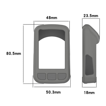 For Wahoo Elemnt Bolt V2 WFCC5 Stopwatch Silicone Protective Case(Orange) - Watch Case by PMC Jewellery | Online Shopping South Africa | PMC Jewellery