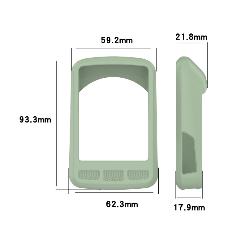 For Wahoo Elemnt Roam WFCC4 Stopwatch Silicone Protective Case(Dark Grey) - Watch Case by PMC TechLife | Online Shopping South Africa | PMC TechLife