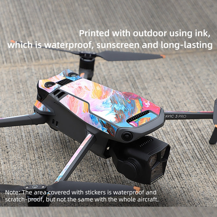 For DJI Mavic 3 Pro / RC Sunnylife Drone Body Remote Control Decorative Stickers Set(Cool Purple) - Stickers by Sunnylife | Online Shopping South Africa | PMC Jewellery