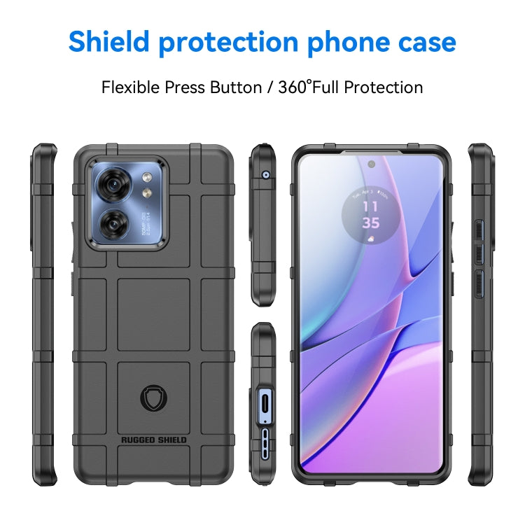 For Motorola Egde 40 Full Coverage Shockproof TPU Phone Case(Black) - Motorola Cases by PMC TechLife | Online Shopping South Africa | PMC TechLife | Buy Now Pay Later Mobicred
