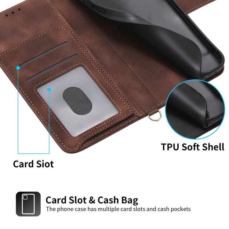 For Honor 90 5G Skin Feel Flowers Embossed Wallet Leather Phone Case(Brown) - free shipping - PMC TechLife - Order now!