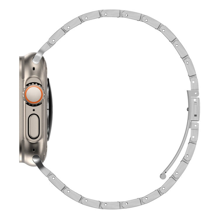 Double Rows Metal Watch Band For Apple Watch 6 40mm(Silver) - Watch Bands by PMC TechLife | Online Shopping South Africa | PMC TechLife