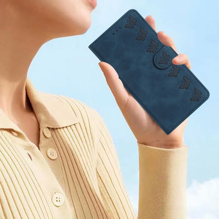 For Xiaomi 13 Pro Seven Butterflies Embossed Leather Phone Case(Blue) - free shipping - PMC TechLife - Order now!