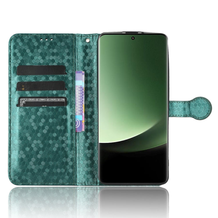 For Xiaomi 13 Ultra Honeycomb Dot Texture Leather Phone Case(Green) - free shipping - PMC TechLife - Order now!