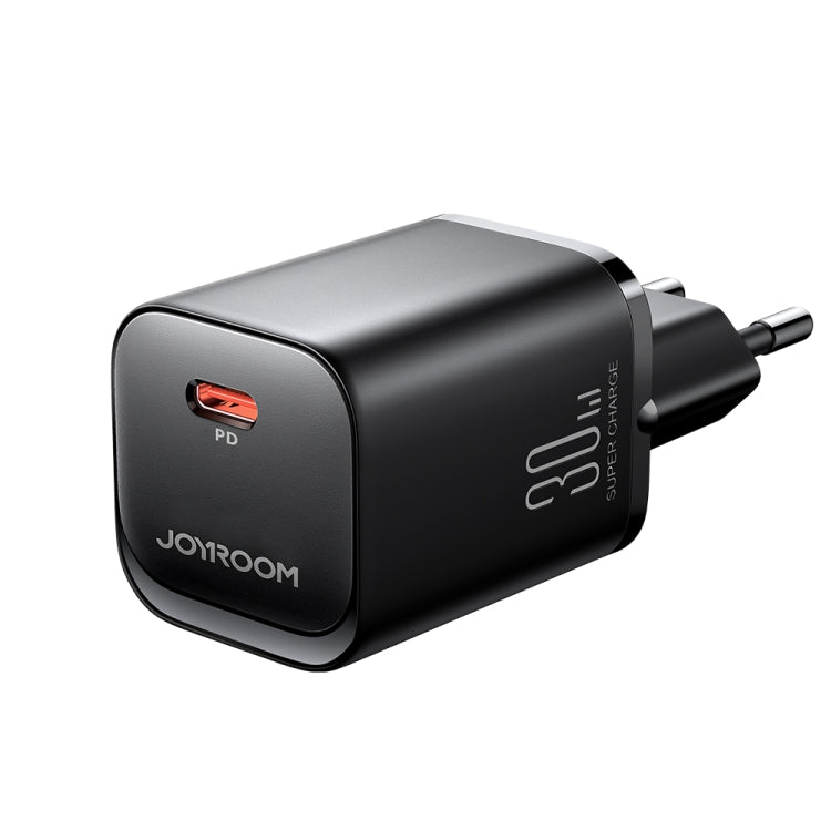 JOYROOM TCF07 30W USB-C / Type-C Fast Charger, Plug:EU Plug(Black) - USB Charger by JOYROOM | Online Shopping South Africa | PMC Jewellery