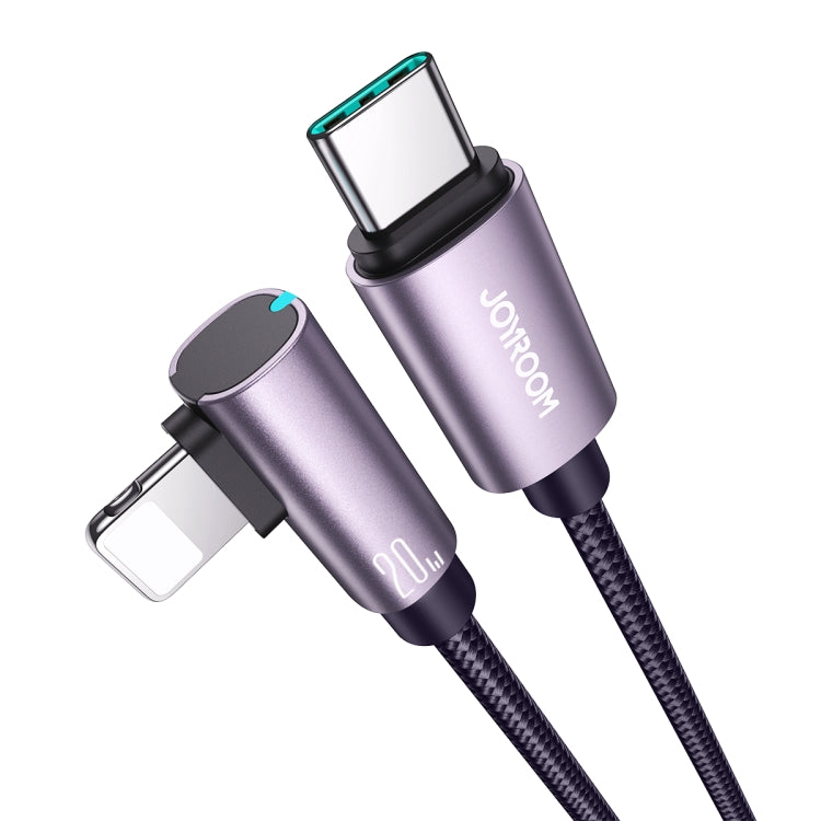 JOYROOM S-CL020A17 20W USB-C/Type-C to 8 Pin Elbow Fast Charging Data Cable, Length:1.2m(Purple) - 2 in 1 Cable by JOYROOM | Online Shopping South Africa | PMC Jewellery