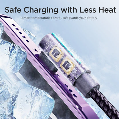 JOYROOM S-CL020A17 20W USB-C/Type-C to 8 Pin Elbow Fast Charging Data Cable, Length:1.2m(Purple) - 2 in 1 Cable by JOYROOM | Online Shopping South Africa | PMC Jewellery