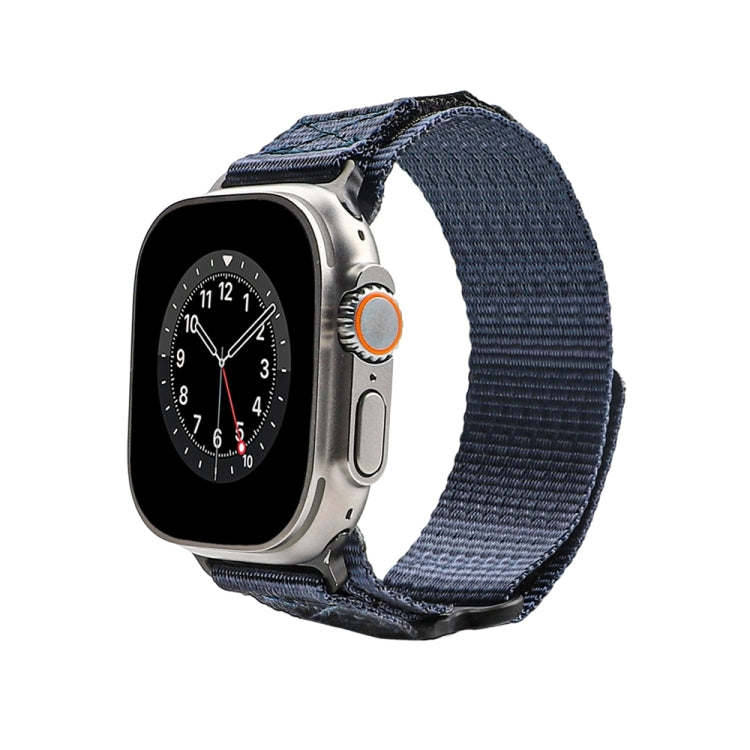 Nylon Two Section Watch Band For Apple Watch SE 40mm(Blue) - Watch Bands by PMC TechLife | Online Shopping South Africa | PMC TechLife