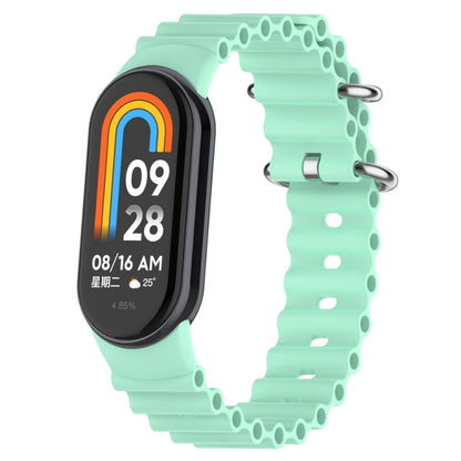 For Xiaomi Mi Band 8 Ocean Silicone Watch Band(Blue Sea Color) - Watch Bands by PMC Jewellery | Online Shopping South Africa | PMC Jewellery