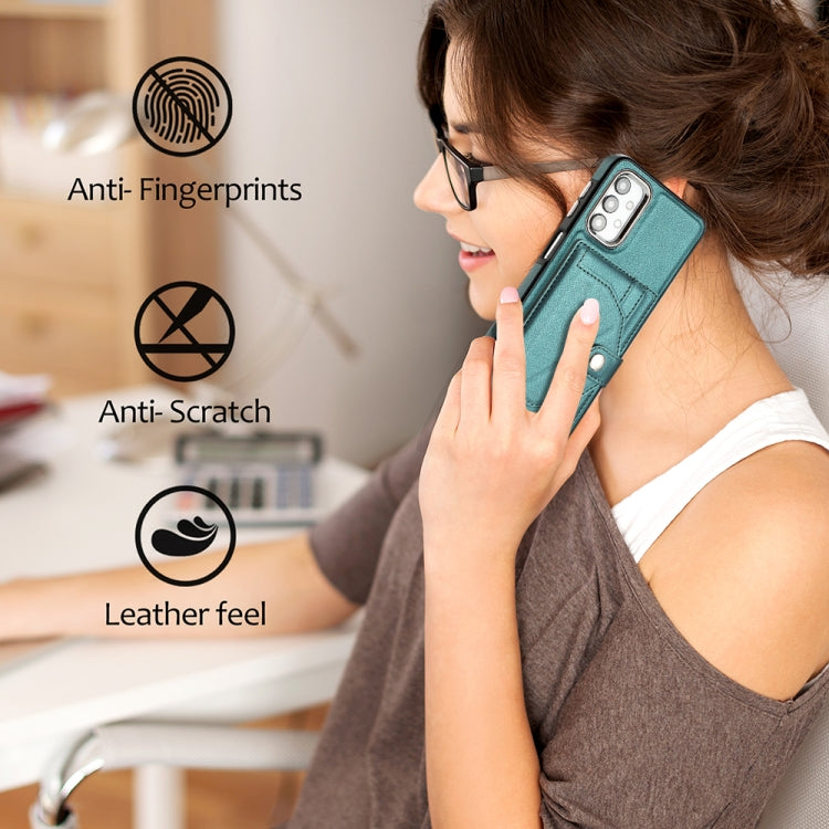 For Samsung Galaxy A32 5G Shockproof Leather Phone Case with Card Holder(Green) - free shipping - PMC TechLife - Order now!