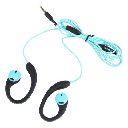 Mucro R12 Wired Stereo Over-Ear Sports Earphone, Length: 1.2m(Blue) - Sport Earphone by Mucro | Online Shopping South Africa | PMC Jewellery | Buy Now Pay Later Mobicred