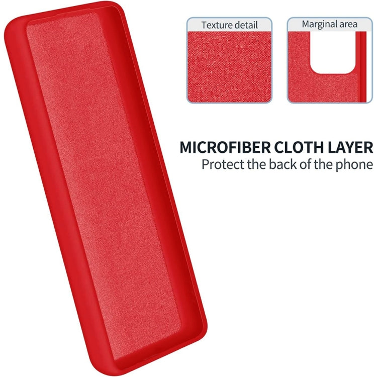 For Motorola Edge 40 5G Solid Color Liquid Silicone Dropproof Full Coverage Phone Case(Red) - Motorola Cases by PMC TechLife | Online Shopping South Africa | PMC TechLife | Buy Now Pay Later Mobicred