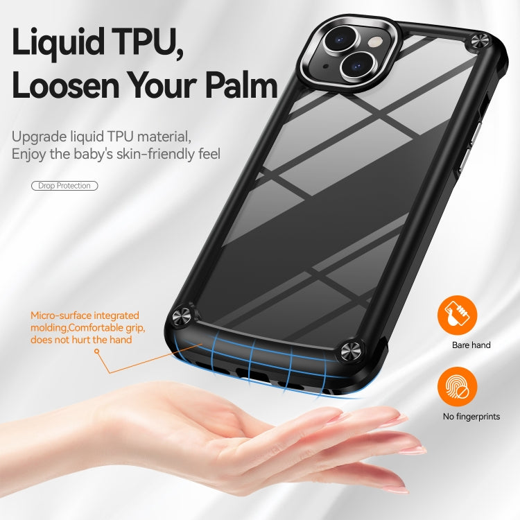 For iPhone 15 TPU + PC Lens Protection Phone Case(Black) - free shipping - PMC TechLife - Order now!