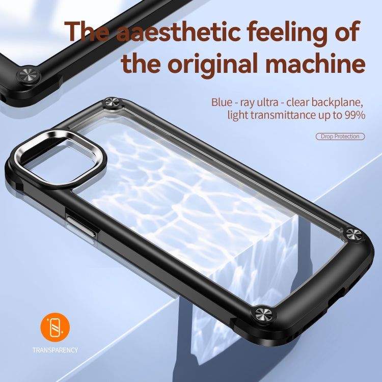For iPhone 15 TPU + PC Lens Protection Phone Case(Black) - free shipping - PMC TechLife - Order now!