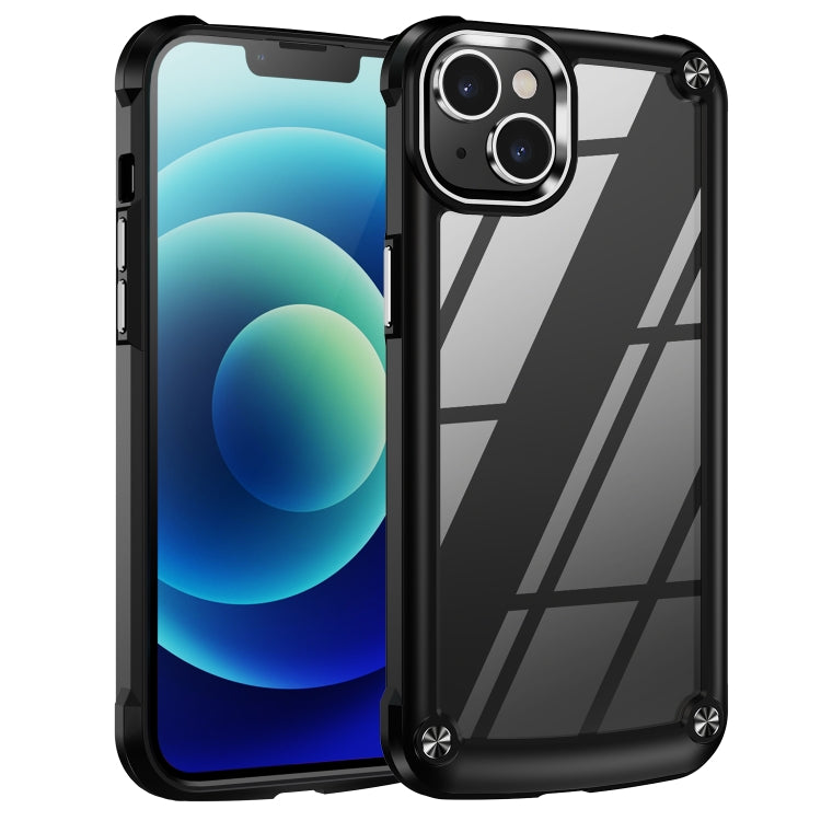 For iPhone 15 Plus TPU + PC Lens Protection Phone Case(Black) - free shipping - PMC TechLife - Order now!