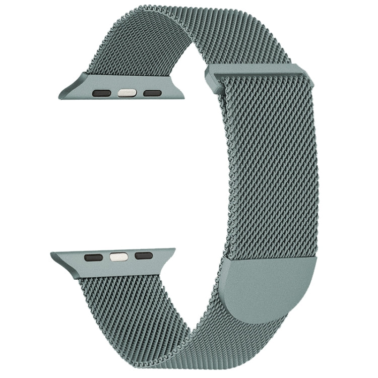 For Apple Watch SE 2022 40mm Milanese Metal Magnetic Watch Band(Pine Green) - Watch Bands by PMC Jewellery | Online Shopping South Africa | PMC Jewellery