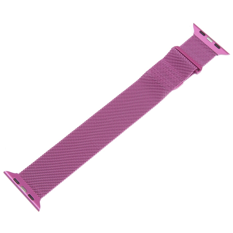 For Apple Watch SE 2022 44mm Milanese Metal Magnetic Watch Band(Purple) - Watch Bands by PMC Jewellery | Online Shopping South Africa | PMC Jewellery