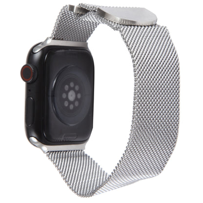 For Apple Watch 7 41mm Milanese Metal Magnetic Watch Band(Silver) - Watch Bands by PMC Jewellery | Online Shopping South Africa | PMC Jewellery