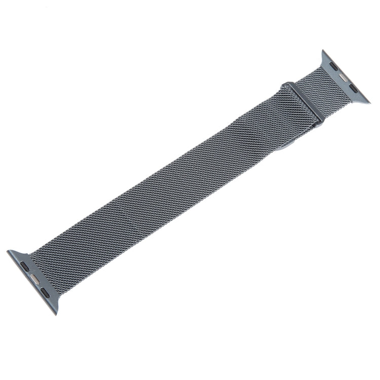 For Apple Watch 7 45mm Milanese Metal Magnetic Watch Band(Space Grey) - Watch Bands by PMC TechLife | Online Shopping South Africa | PMC TechLife
