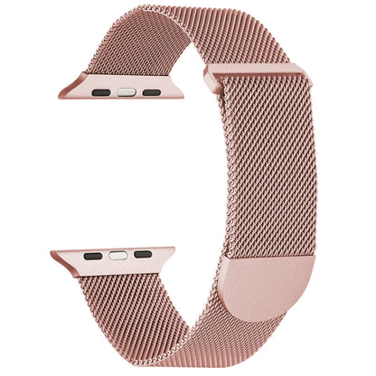 For Apple Watch 6 40mm Milanese Metal Magnetic Watch Band(Pink) - Watch Bands by PMC Jewellery | Online Shopping South Africa | PMC Jewellery