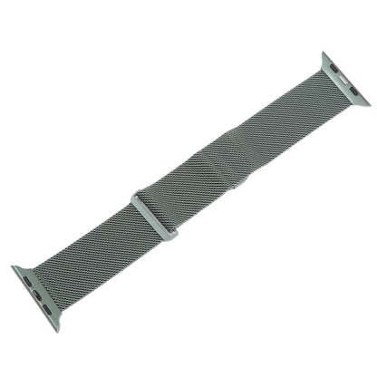 For Apple Watch 5 40mm Milanese Metal Magnetic Watch Band(Pine Green) - Watch Bands by PMC Jewellery | Online Shopping South Africa | PMC Jewellery