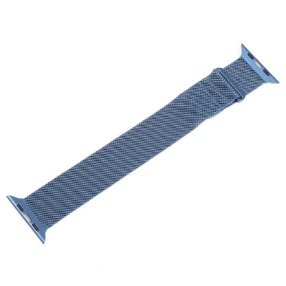 For Apple Watch 2 42mm Milanese Metal Magnetic Watch Band(Blue) - Watch Bands by PMC Jewellery | Online Shopping South Africa | PMC Jewellery