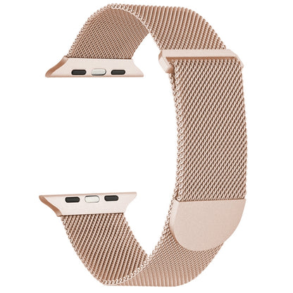 For Apple Watch 2 42mm Milanese Metal Magnetic Watch Band(Retro Gold) - Watch Bands by PMC Jewellery | Online Shopping South Africa | PMC Jewellery