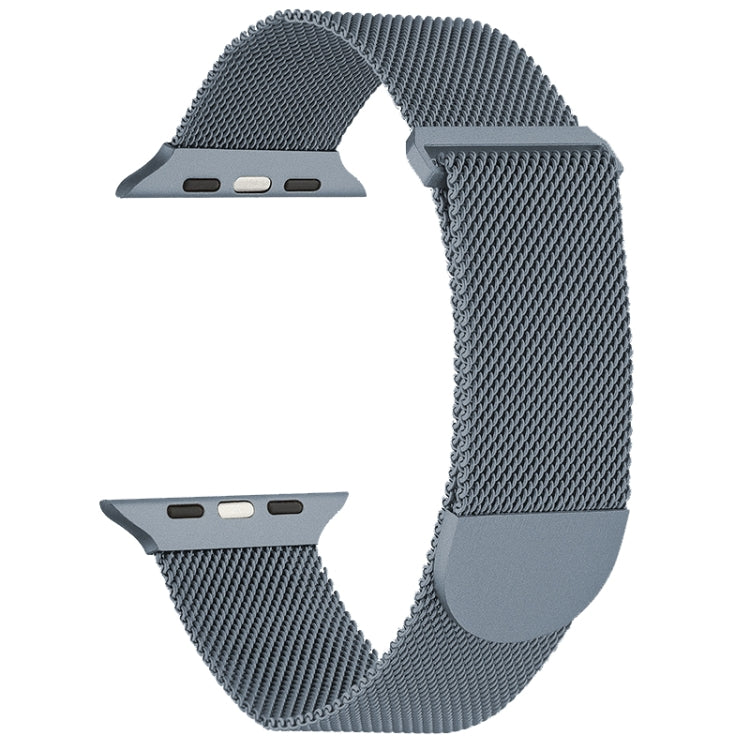 For Apple Watch 42mm Milanese Metal Magnetic Watch Band(Space Grey) - Watch Bands by PMC TechLife | Online Shopping South Africa | PMC TechLife
