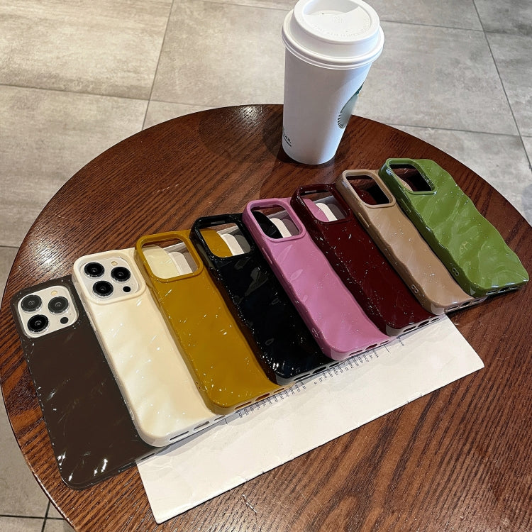 For iPhone 11 Solid Color Wave Texture TPU Phone Case(Black) - iPhone 11 Cases by PMC TechLife | Online Shopping South Africa | PMC TechLife