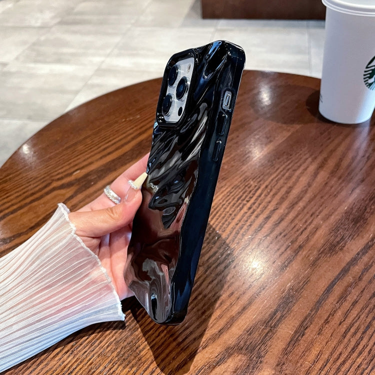 For iPhone 11 Pro Max Solid Color Wave Texture TPU Phone Case(Wine Red) - iPhone 11 Pro Max Cases by PMC TechLife | Online Shopping South Africa | PMC TechLife